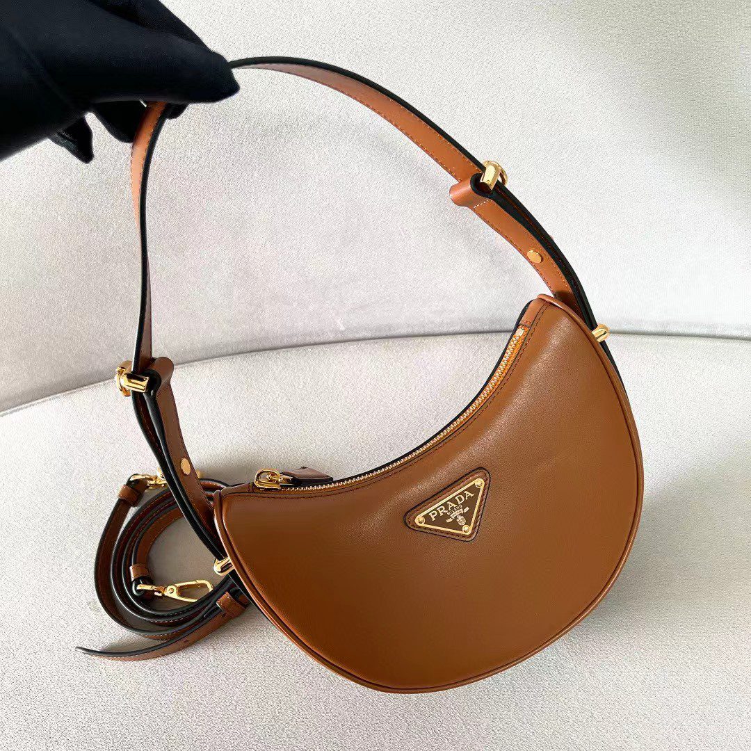 Prada Arque Leather Mini Shoulder Bag 1BC199 view 12