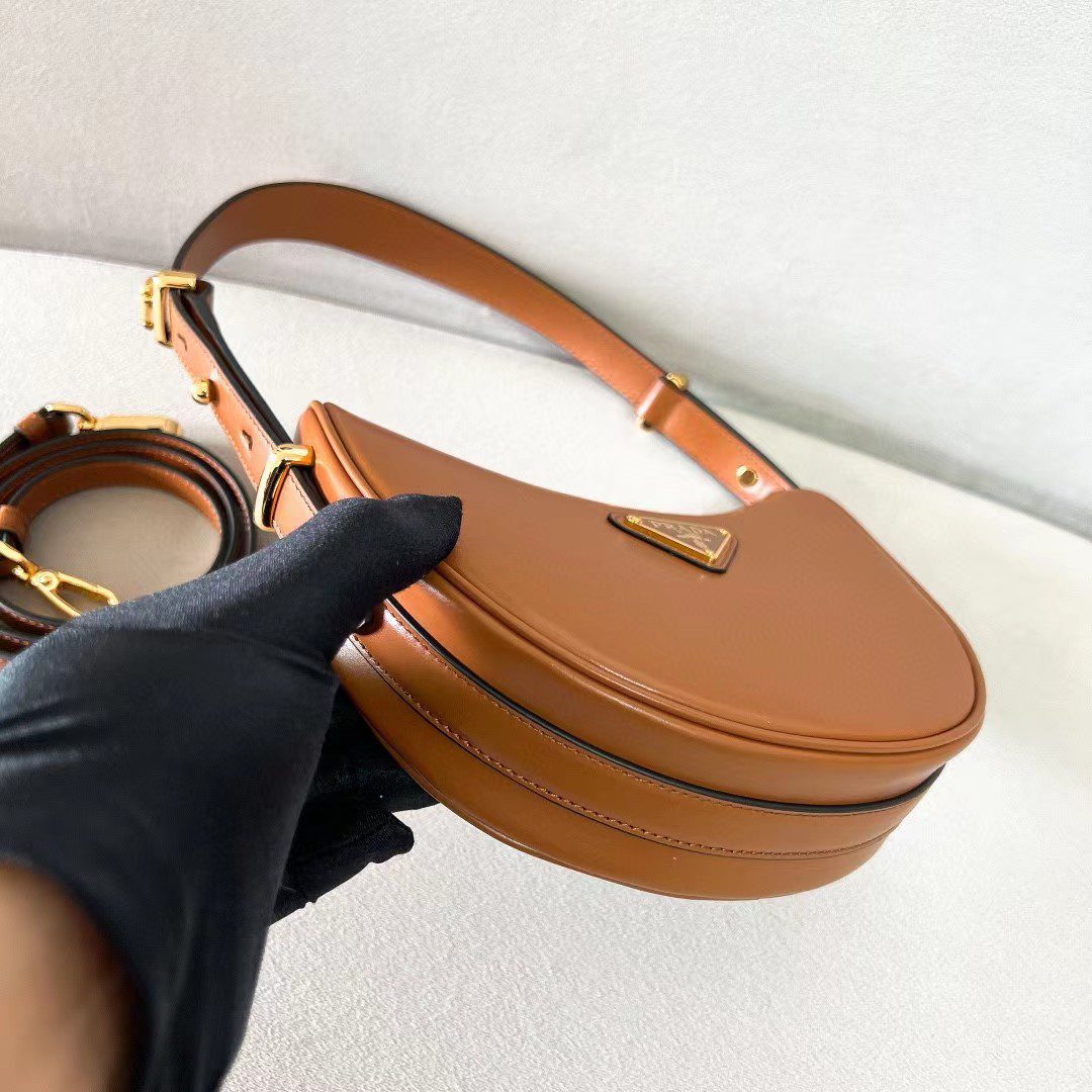 Prada Arque Leather Mini Shoulder Bag 1BC199 view 15