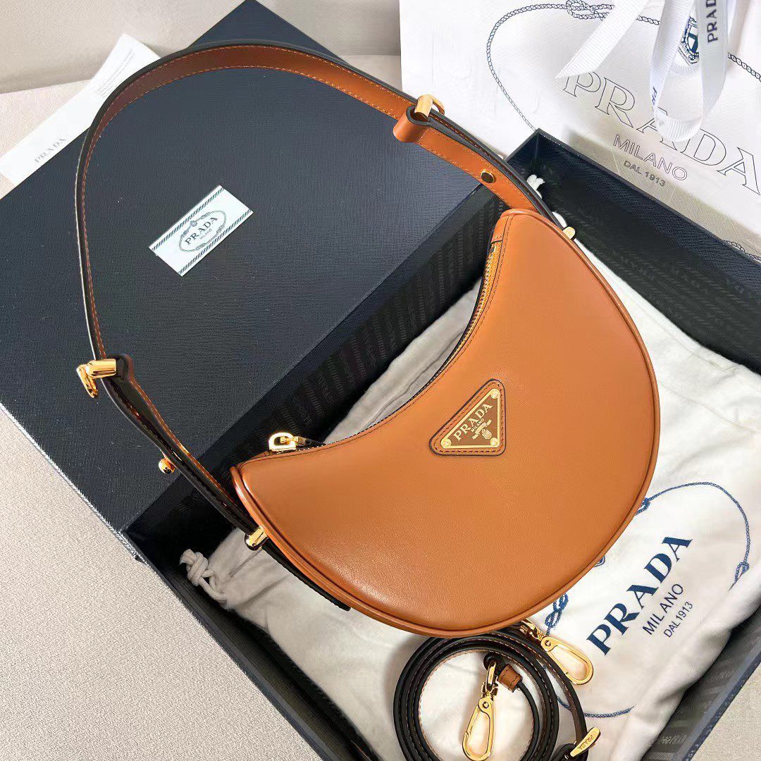 Prada Arque Leather Mini Shoulder Bag 1BC199 view 2