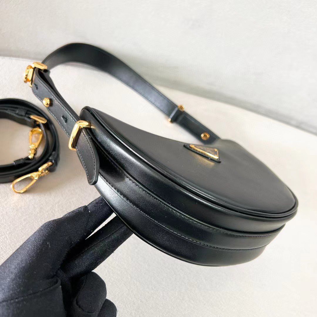 Prada Arque Leather Mini Shoulder Bag 1BC199 view 25