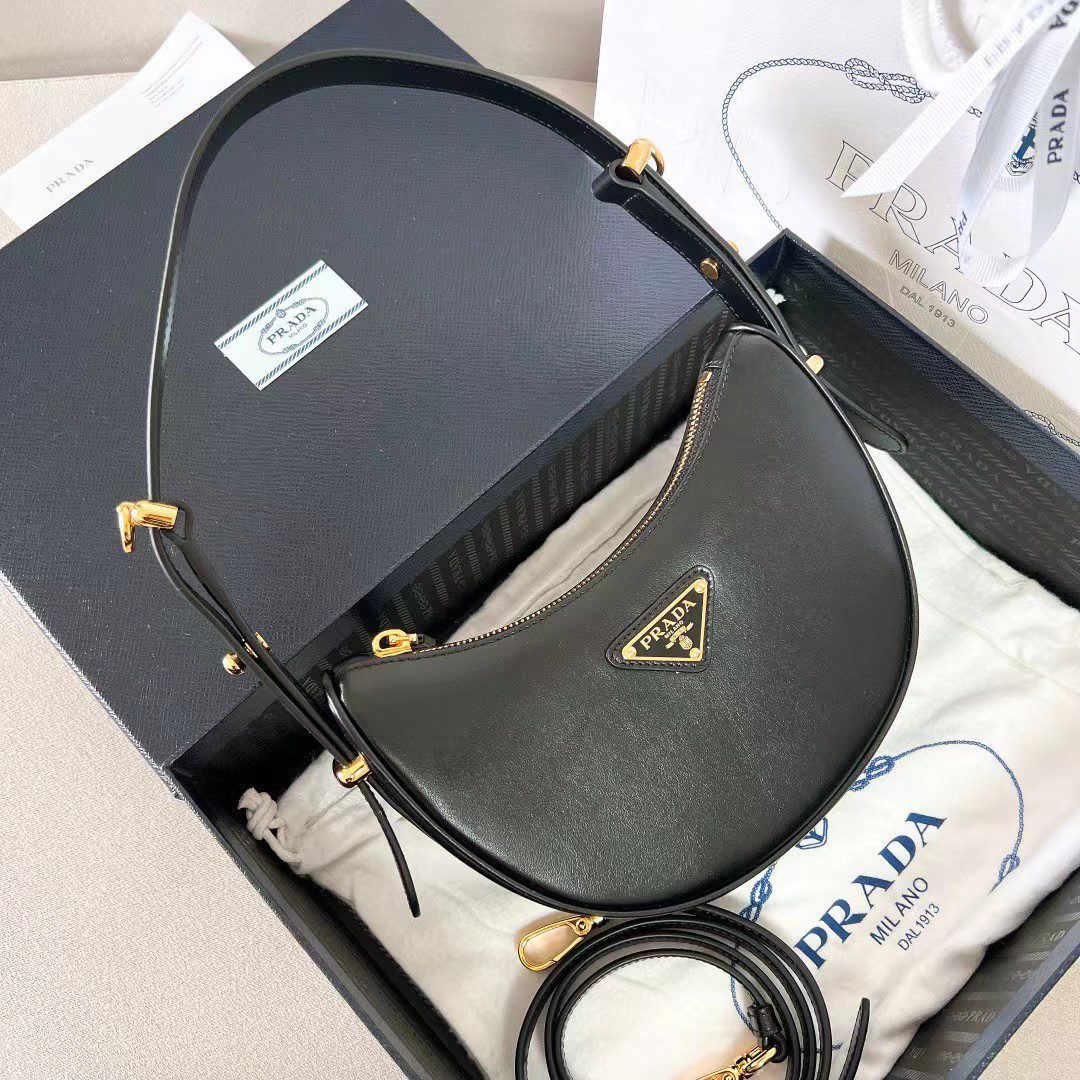 Prada Arque Leather Mini Shoulder Bag 1BC199 view 3