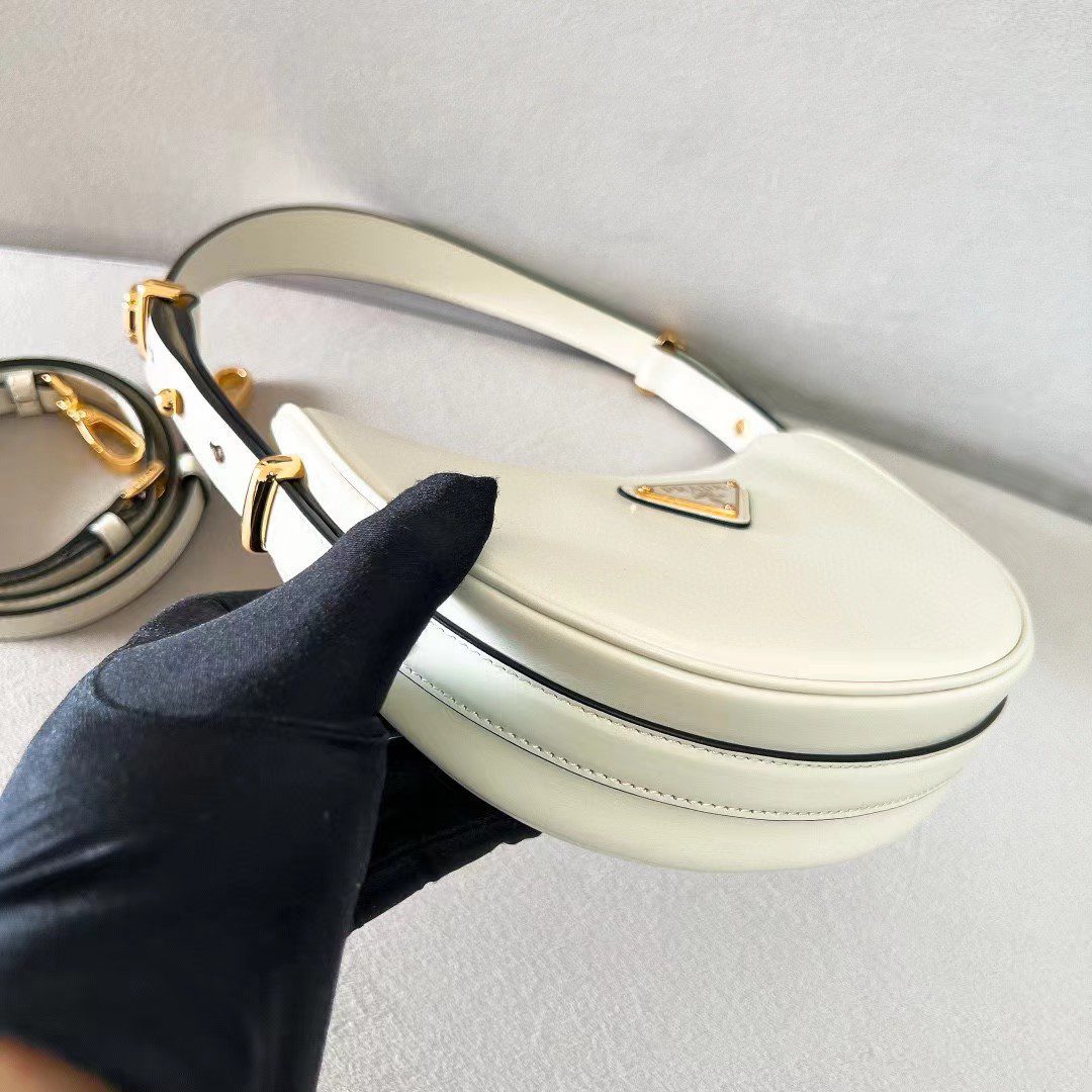 Prada Arque Leather Mini Shoulder Bag 1BC199 view 9