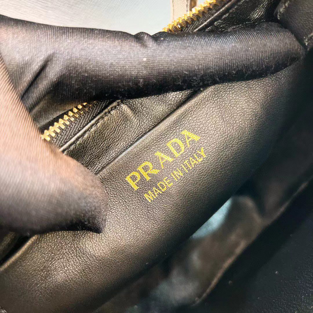 Prada Arque Leather Shoulder Bag 1BC194 view 10