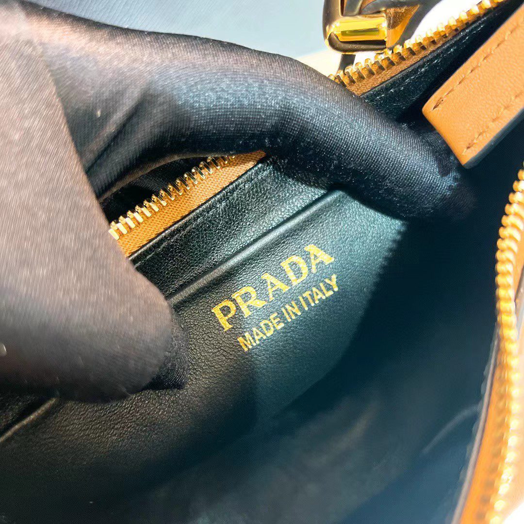 Prada Arque Leather Shoulder Bag 1BC194 view 30