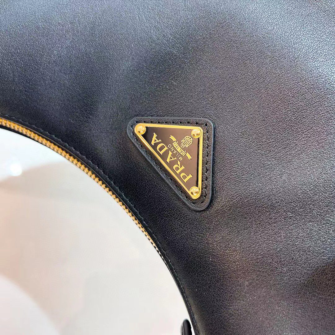 Prada Arque Leather Shoulder Bag 1BC194 view 6