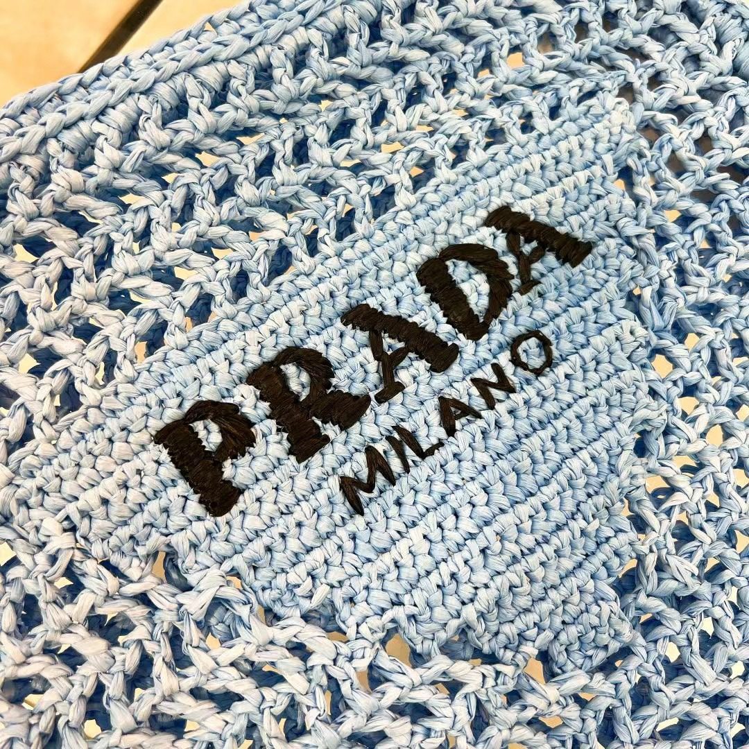Prada Crochet Tote Bag 1BG393 view 4