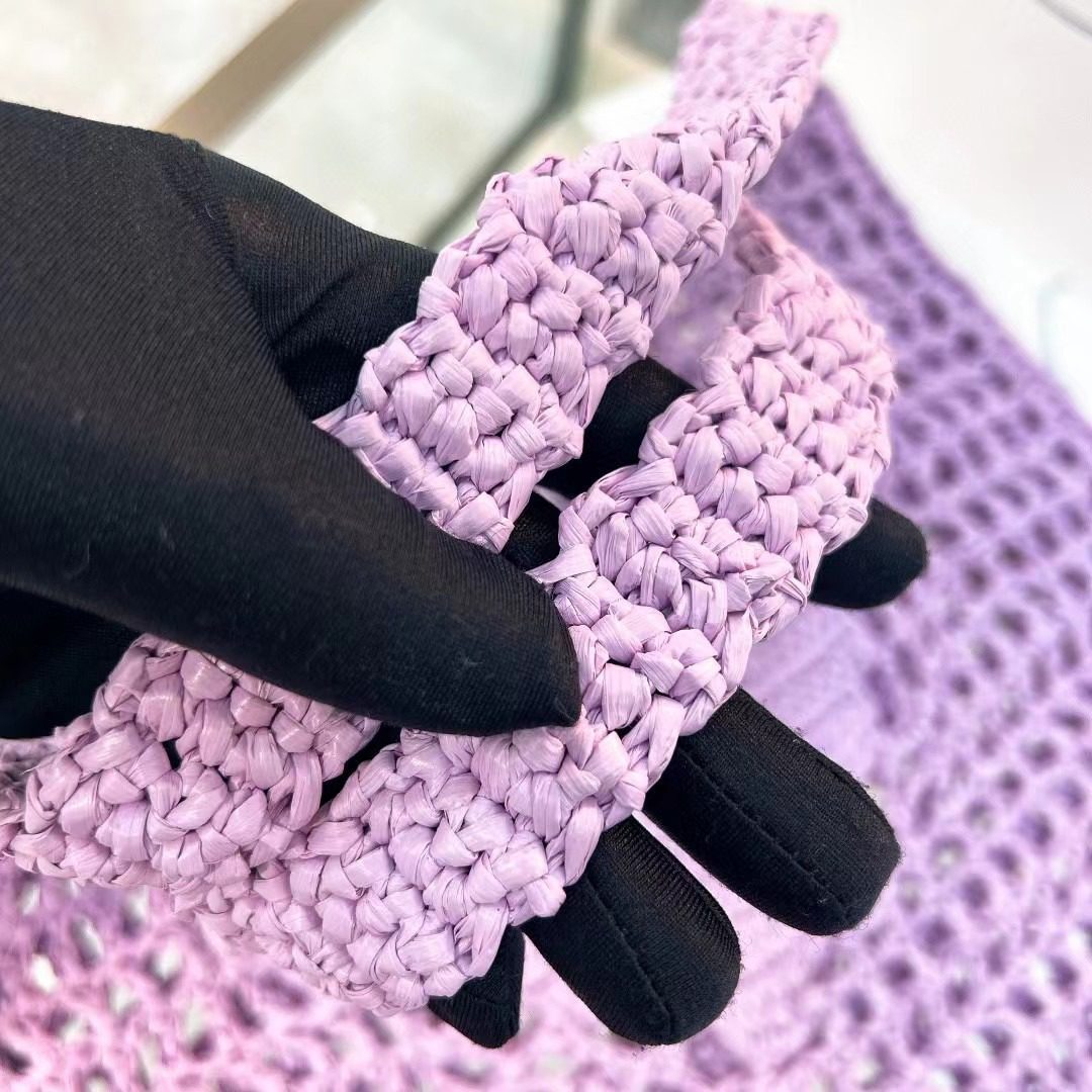 Prada Crochet Tote Bag 1BG393 view 8