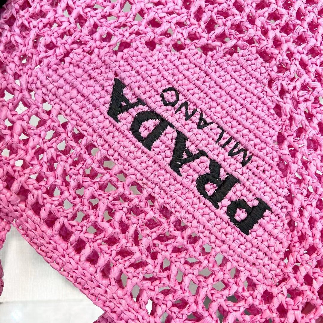 Prada Crochet Tote Bag 1BG393 view 5