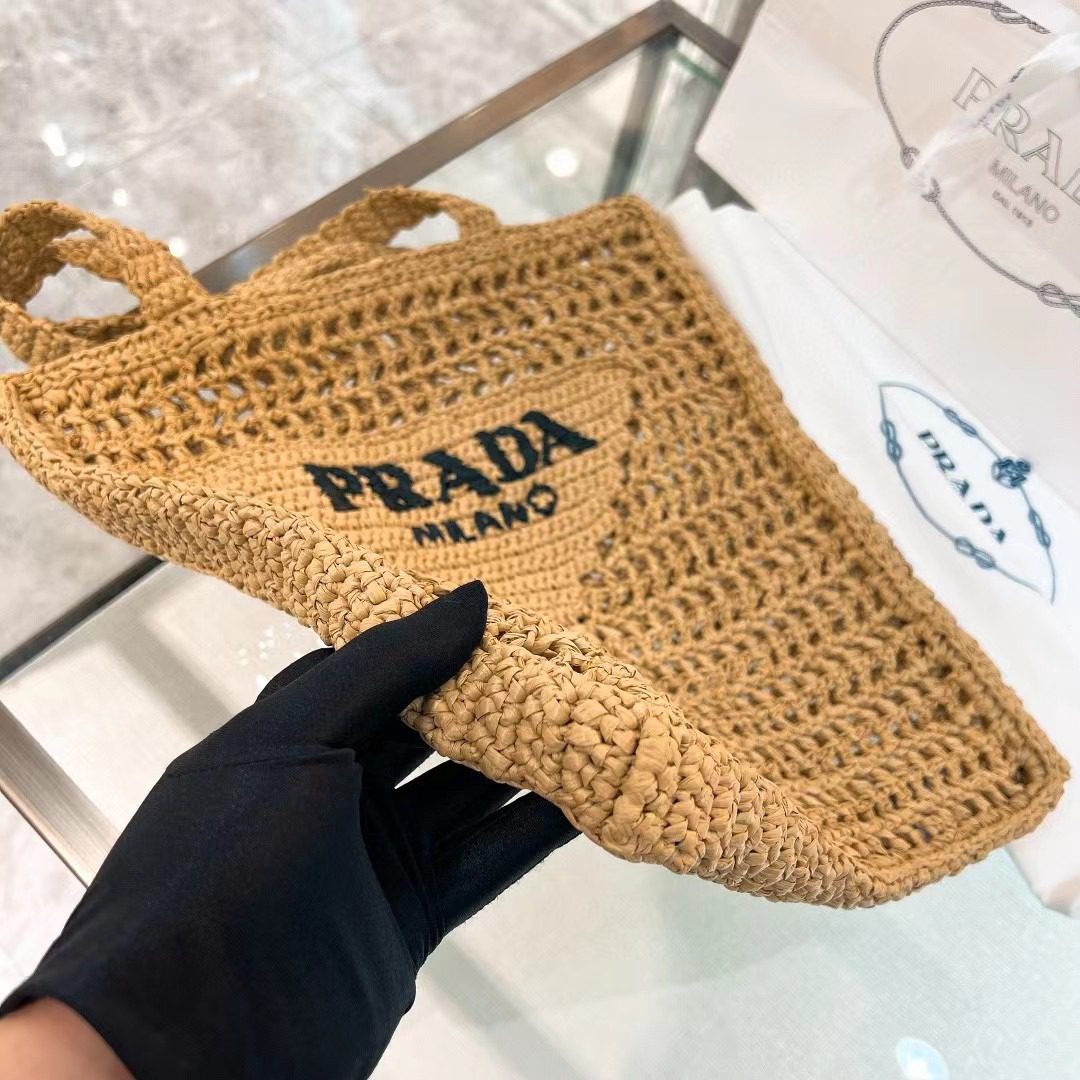 Prada Crochet Tote Bag 1BG393 view 7