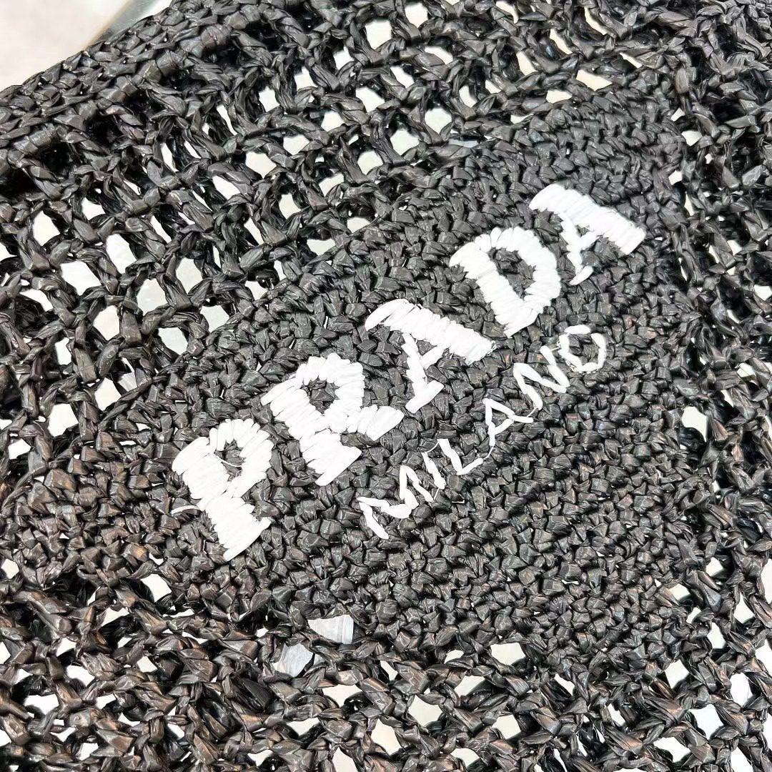 Prada Crochet Tote Bag 1BG393 view 6