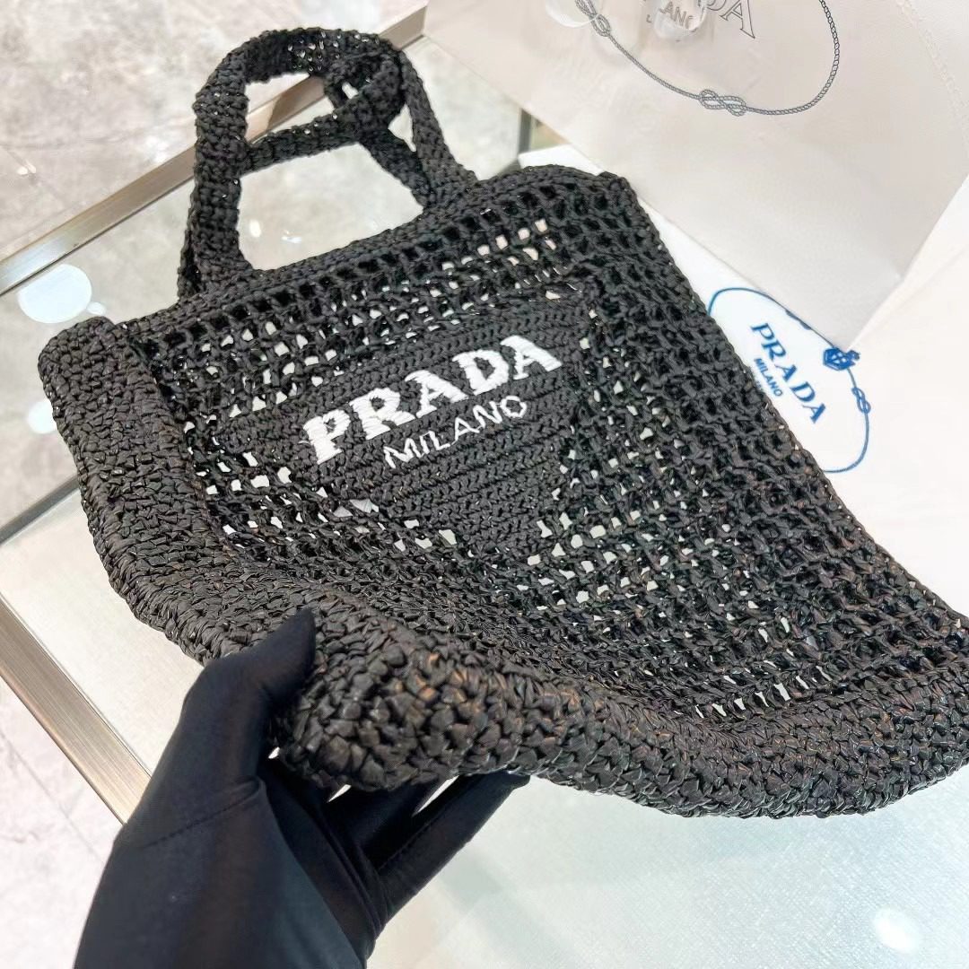 Prada Crochet Tote Bag 1BG393 view 7