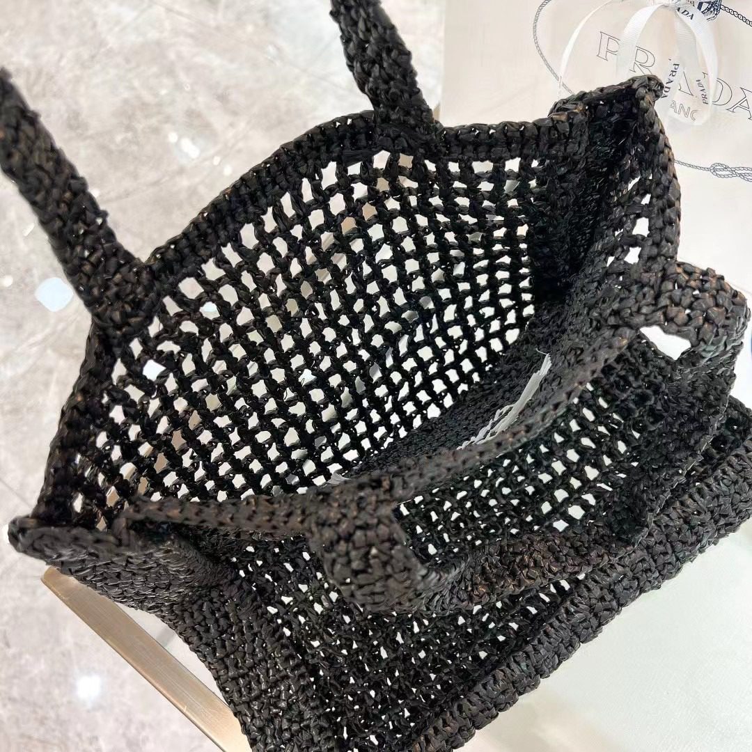Prada Crochet Tote Bag 1BG393 view 8