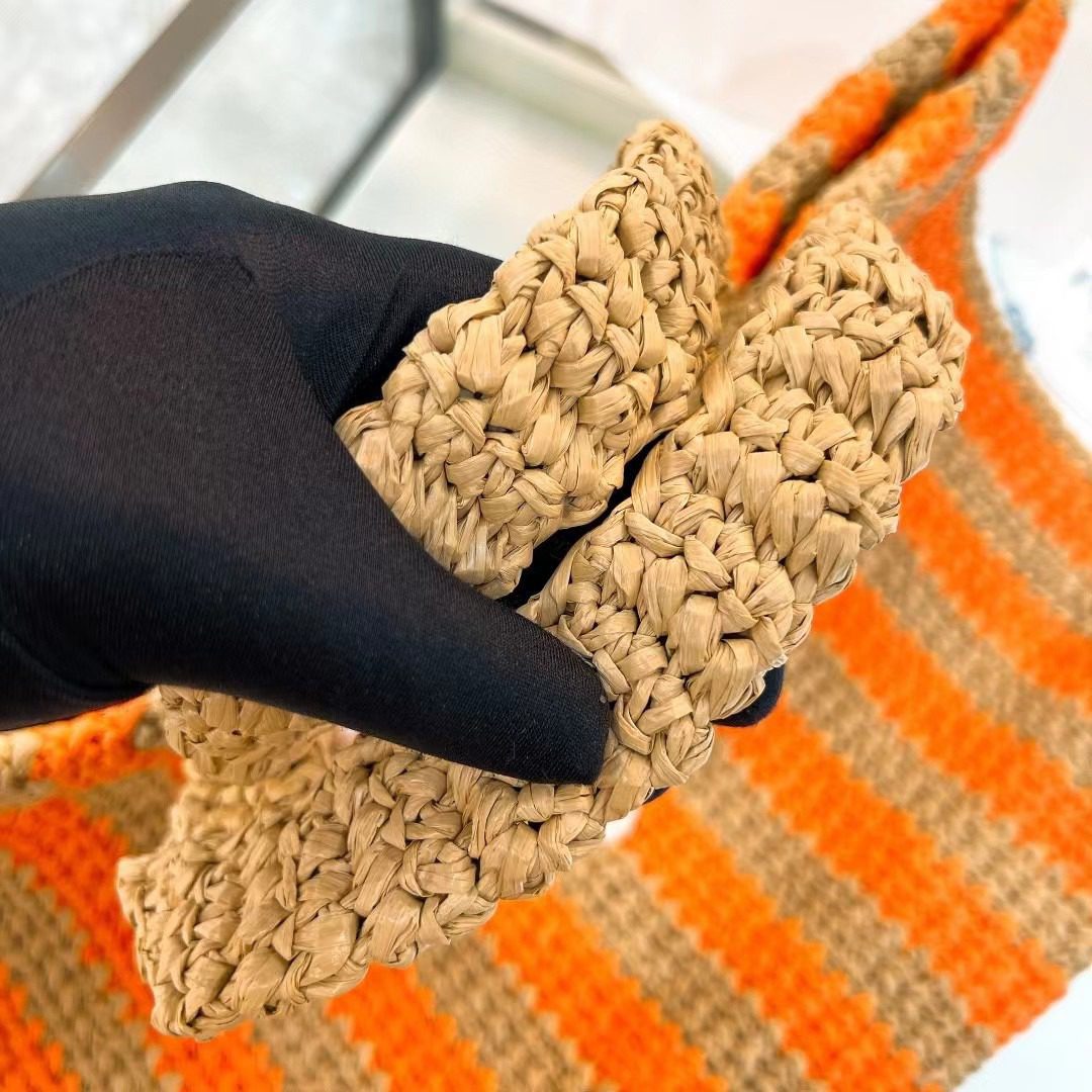 Prada Crochet Tote Bag 1BG392 view 5