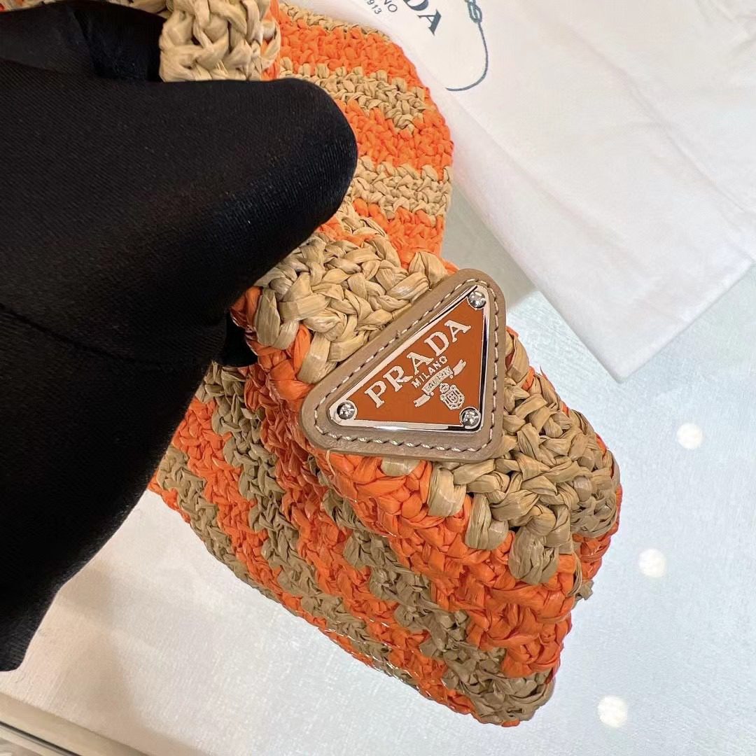 Prada Crochet Tote Bag 1BG392 view 7