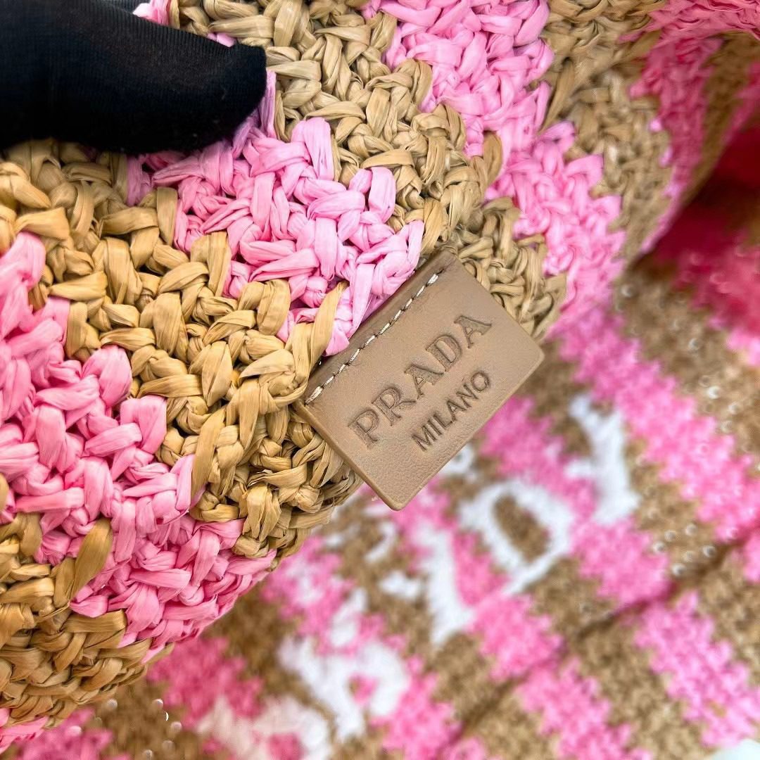Prada Crochet Tote Bag 1BG392 view 9