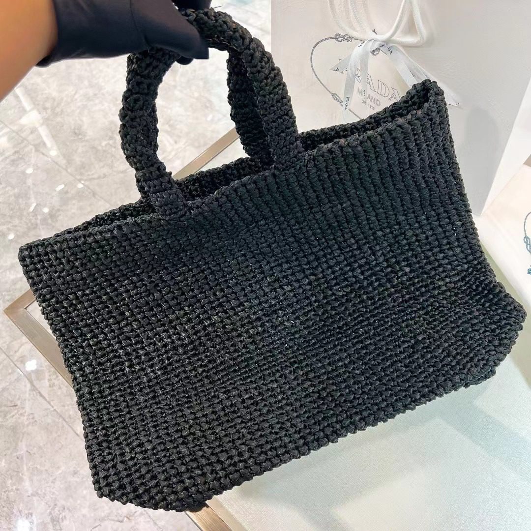 Prada Crochet Tote Bag 1BG392 view 3