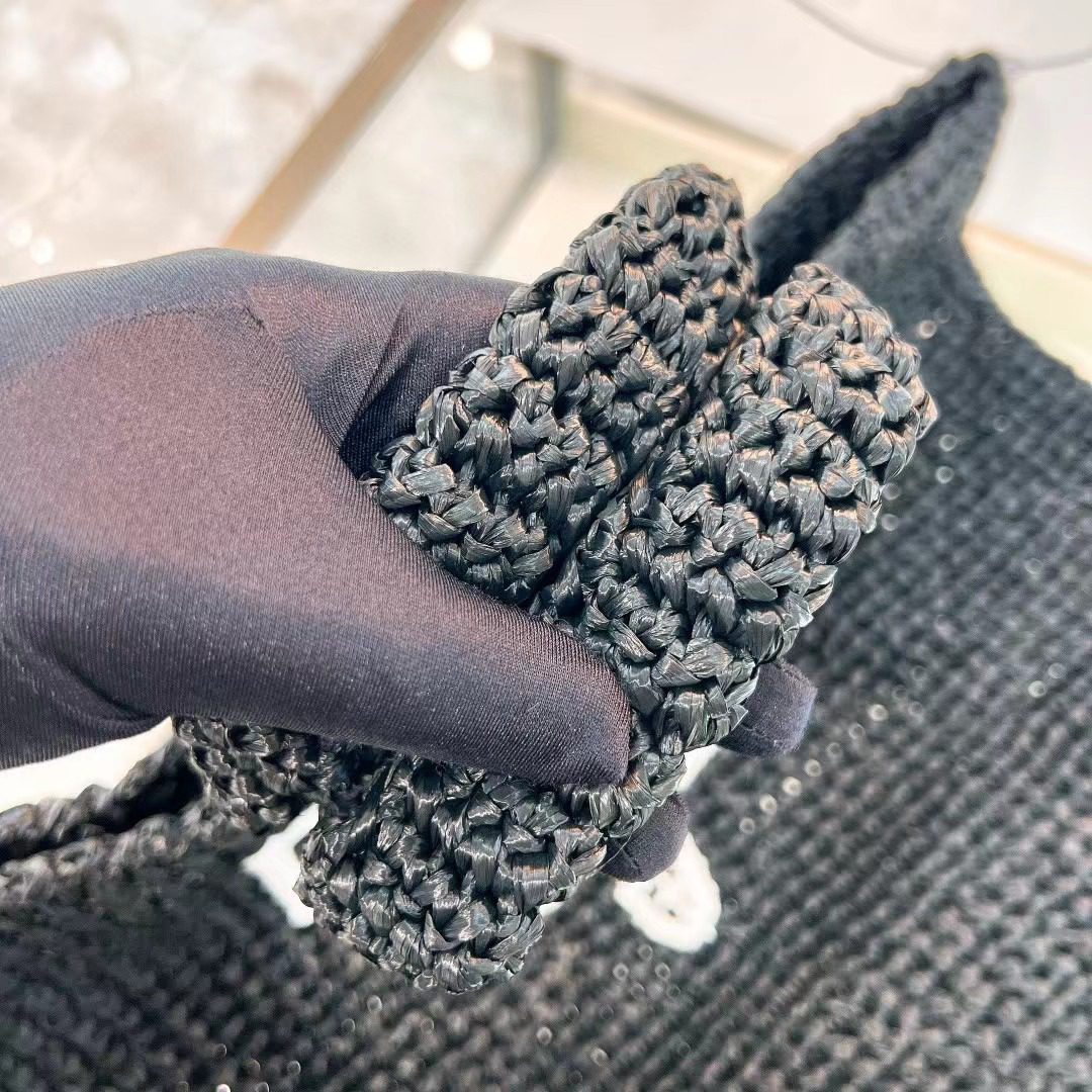 Prada Crochet Tote Bag 1BG392 view 4