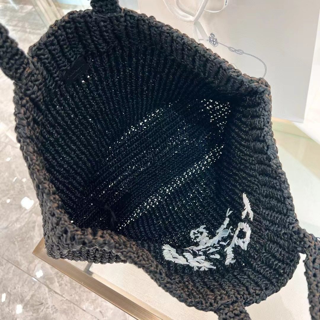 Prada Crochet Tote Bag 1BG392 view 8