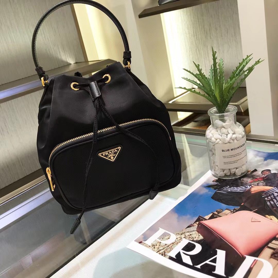 Prada Drawstring Bucket Bag view 1