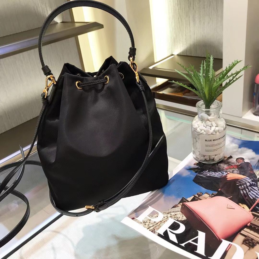 Prada Drawstring Bucket Bag view 2
