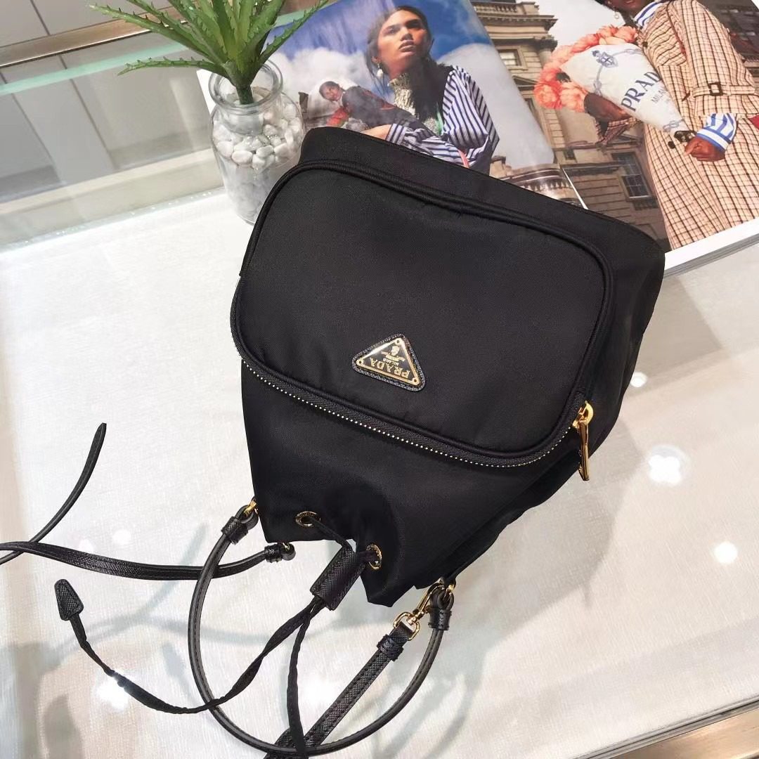 Prada Drawstring Bucket Bag view 9