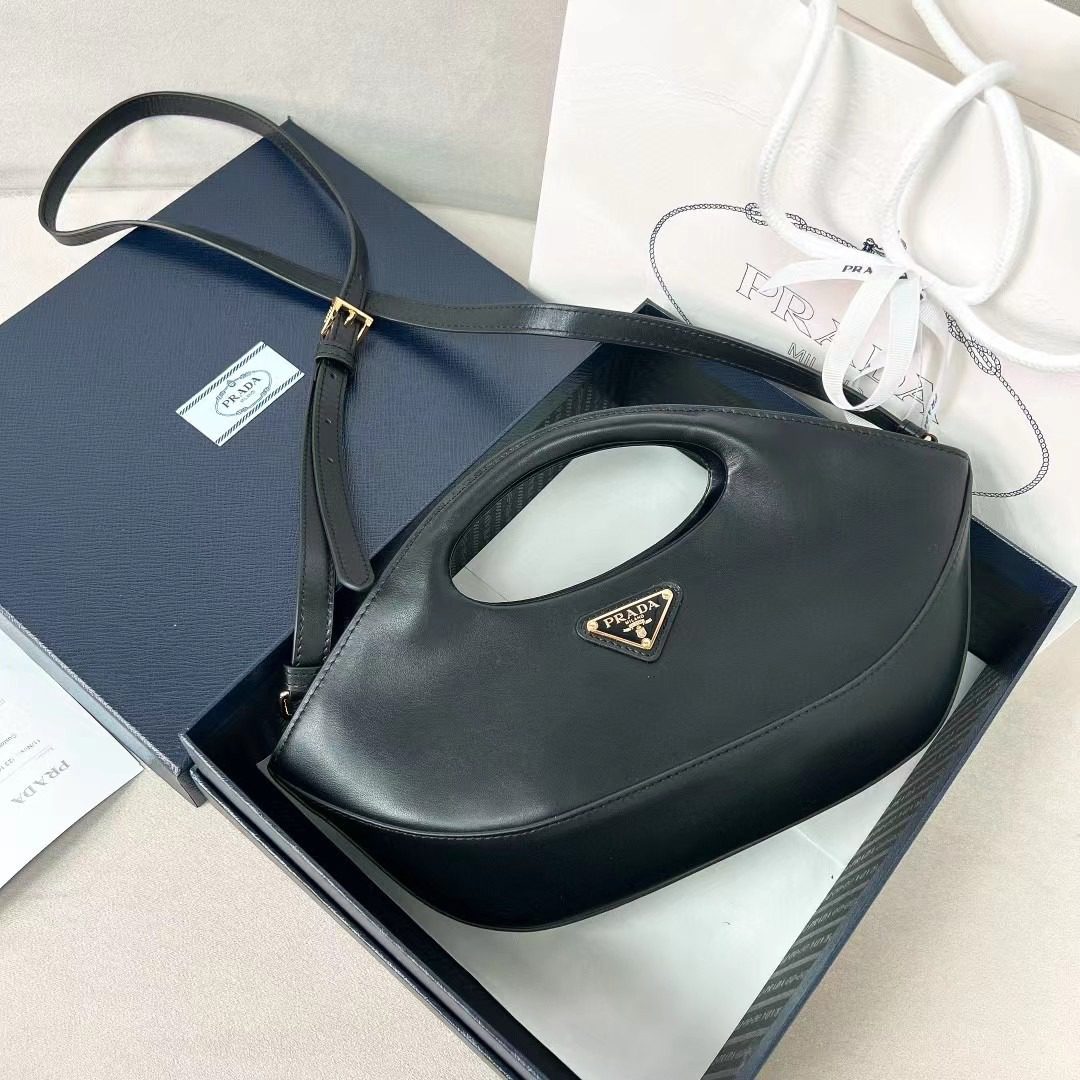 Prada SoftCalf Leather Handbag 1BA421 view 2