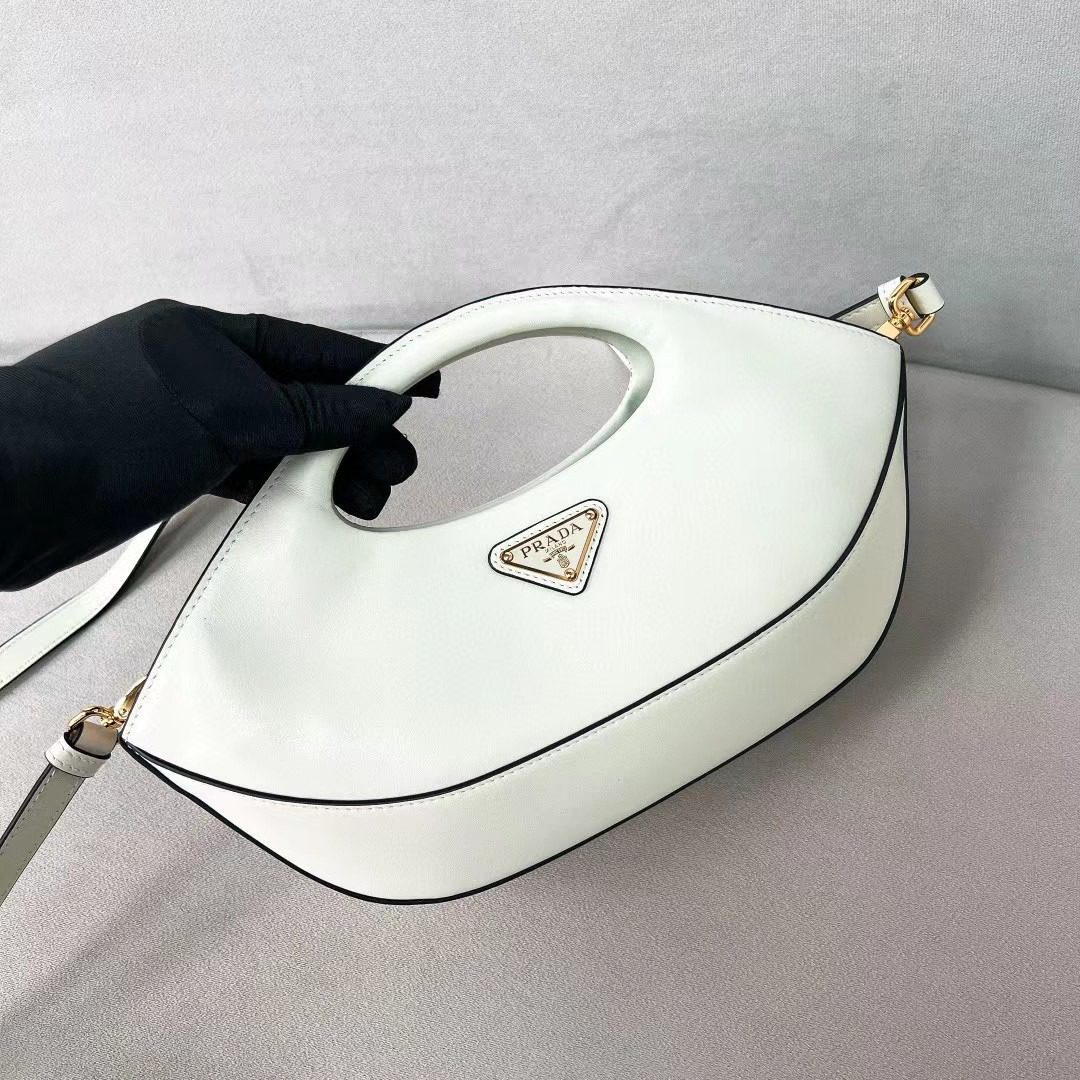 Prada SoftCalf Leather Handbag 1BA421 view 3