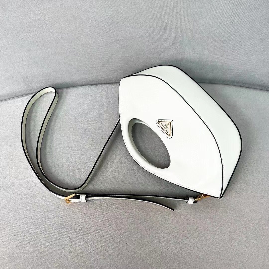 Prada SoftCalf Leather Handbag 1BA421 view 6