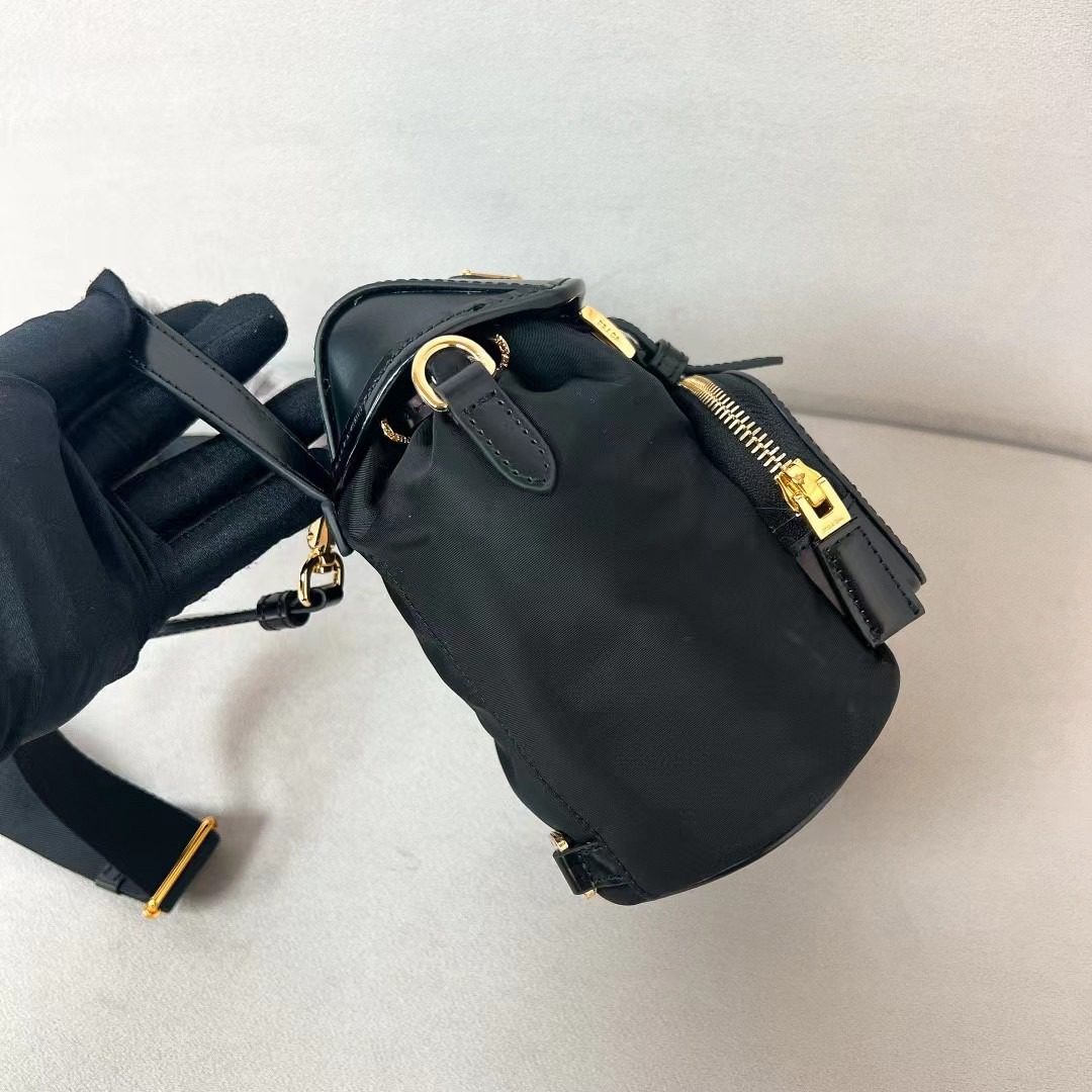 Prada Re-Nylon and Brushed Leather Bag 1BZ075 view 3