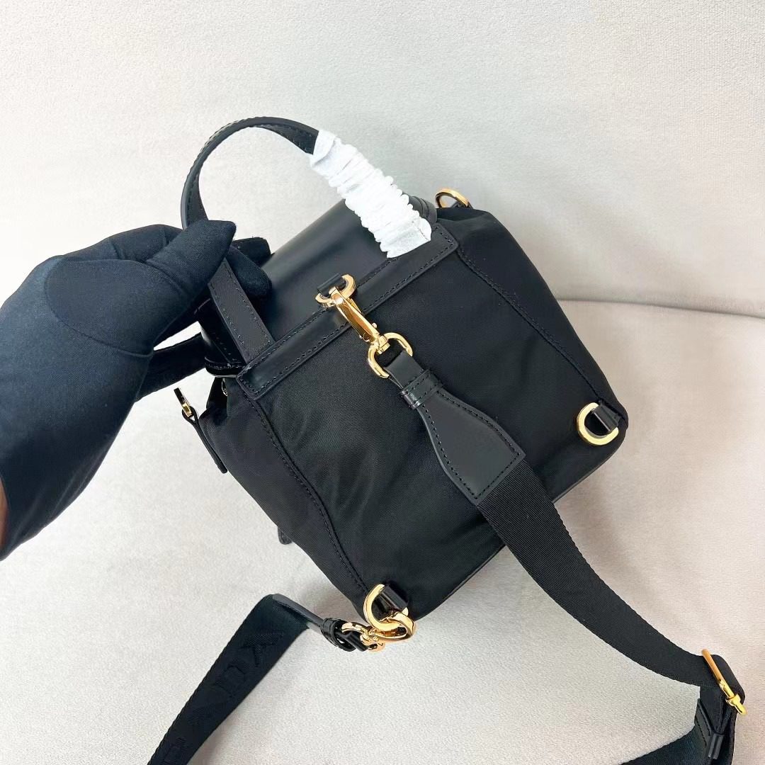 Prada Re-Nylon and Brushed Leather Bag 1BZ075 view 4