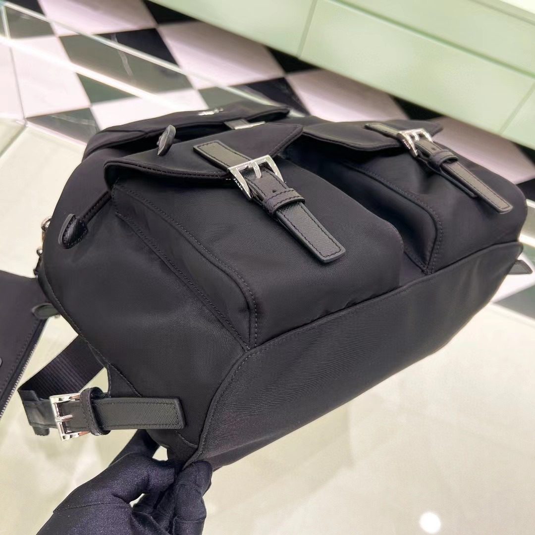 Prada Re-Nylon Backpack with pouch 1BZ811 view 6