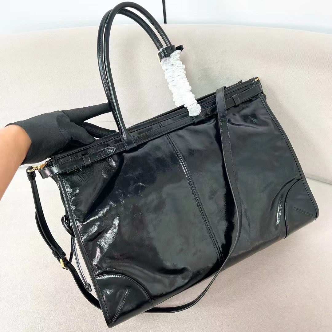Prada LuxSoft Leather Handbag 1BA433/1BA439 view 13
