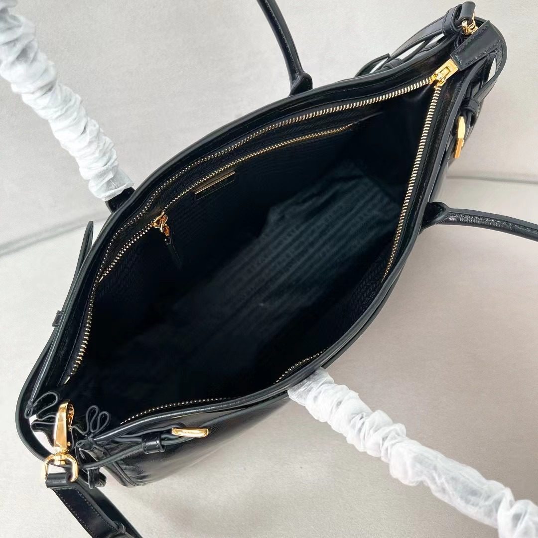 Prada LuxSoft Leather Handbag 1BA433/1BA439 view 17
