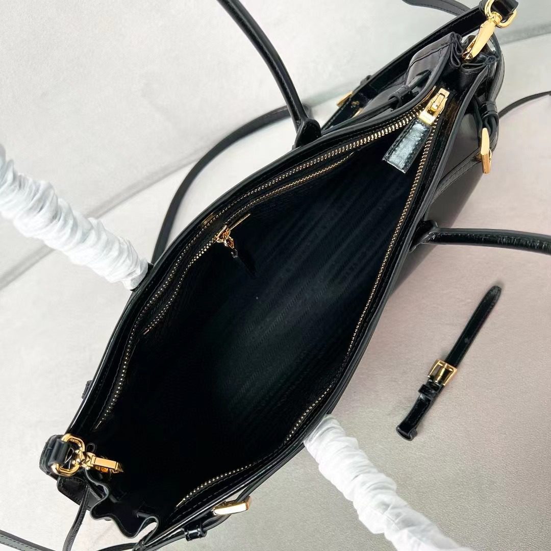 Prada LuxSoft Leather Handbag 1BA433/1BA439 view 8