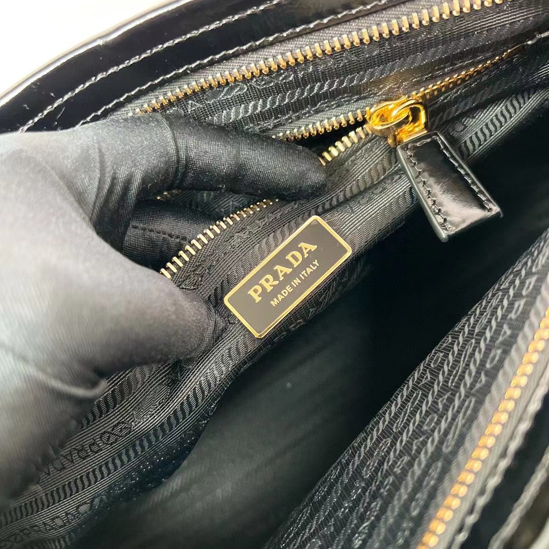 Prada LuxSoft Leather Handbag 1BA433/1BA439 view 9