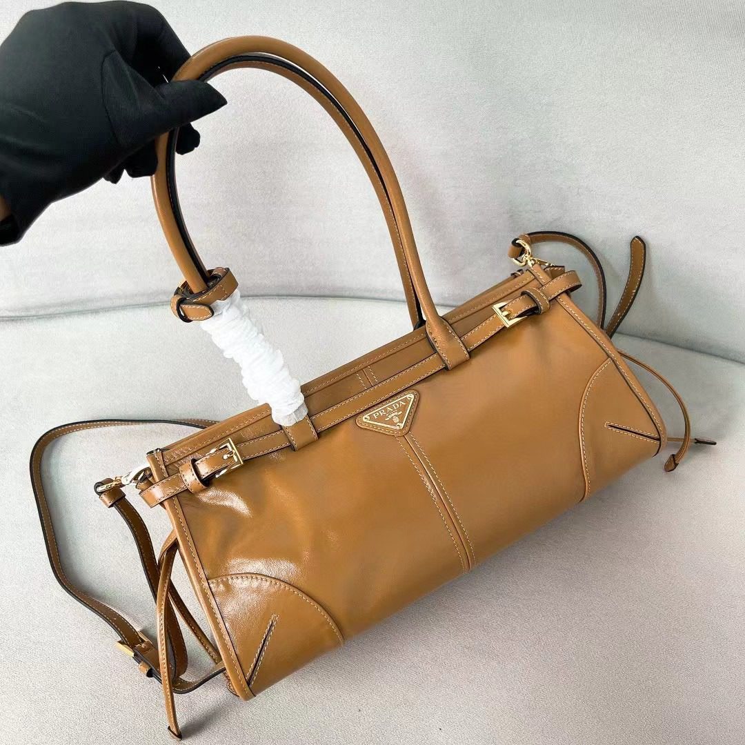 Prada LuxSoft Leather Handbag 1BA426 view 2