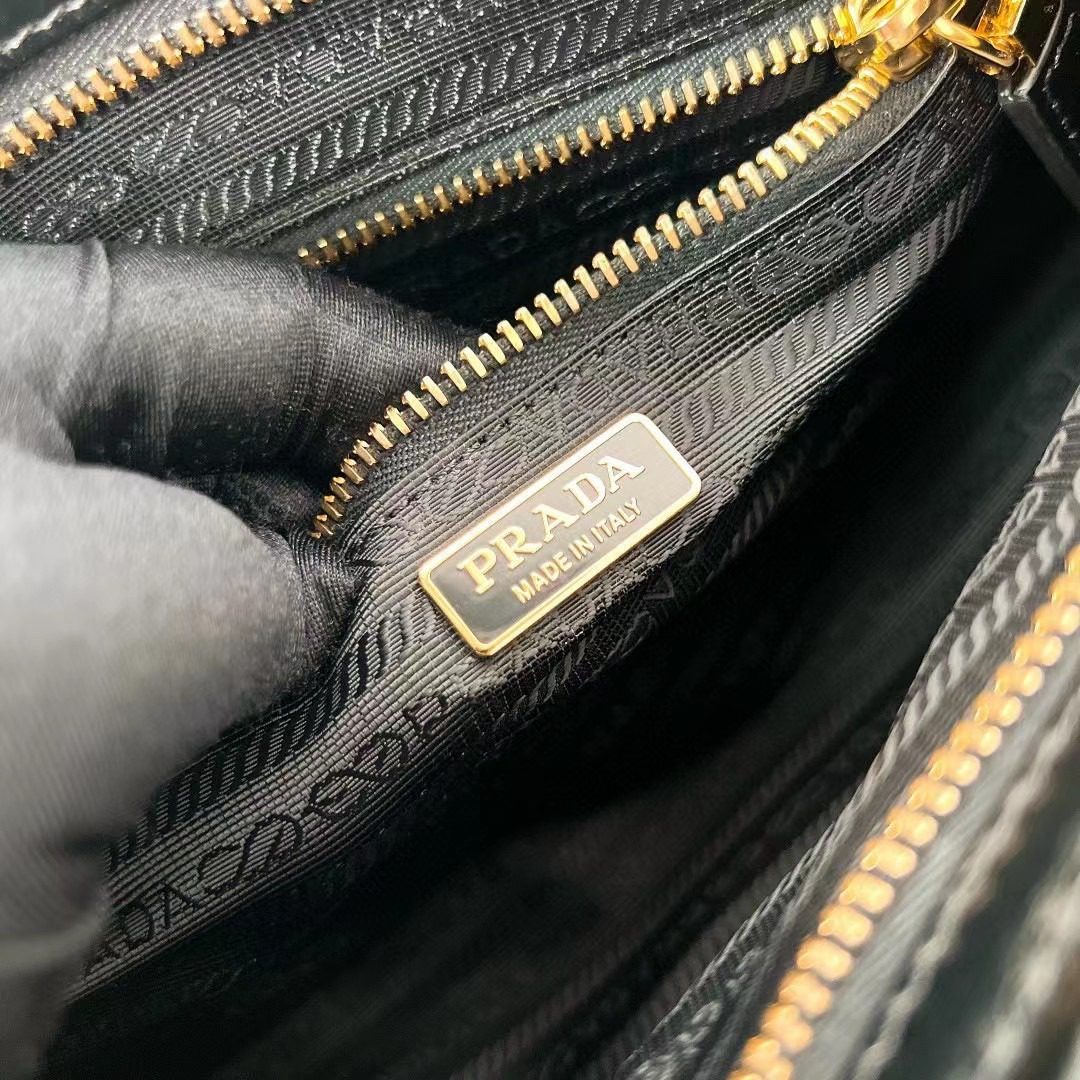 Prada LuxSoft Leather Handbag 1BA426 view 9