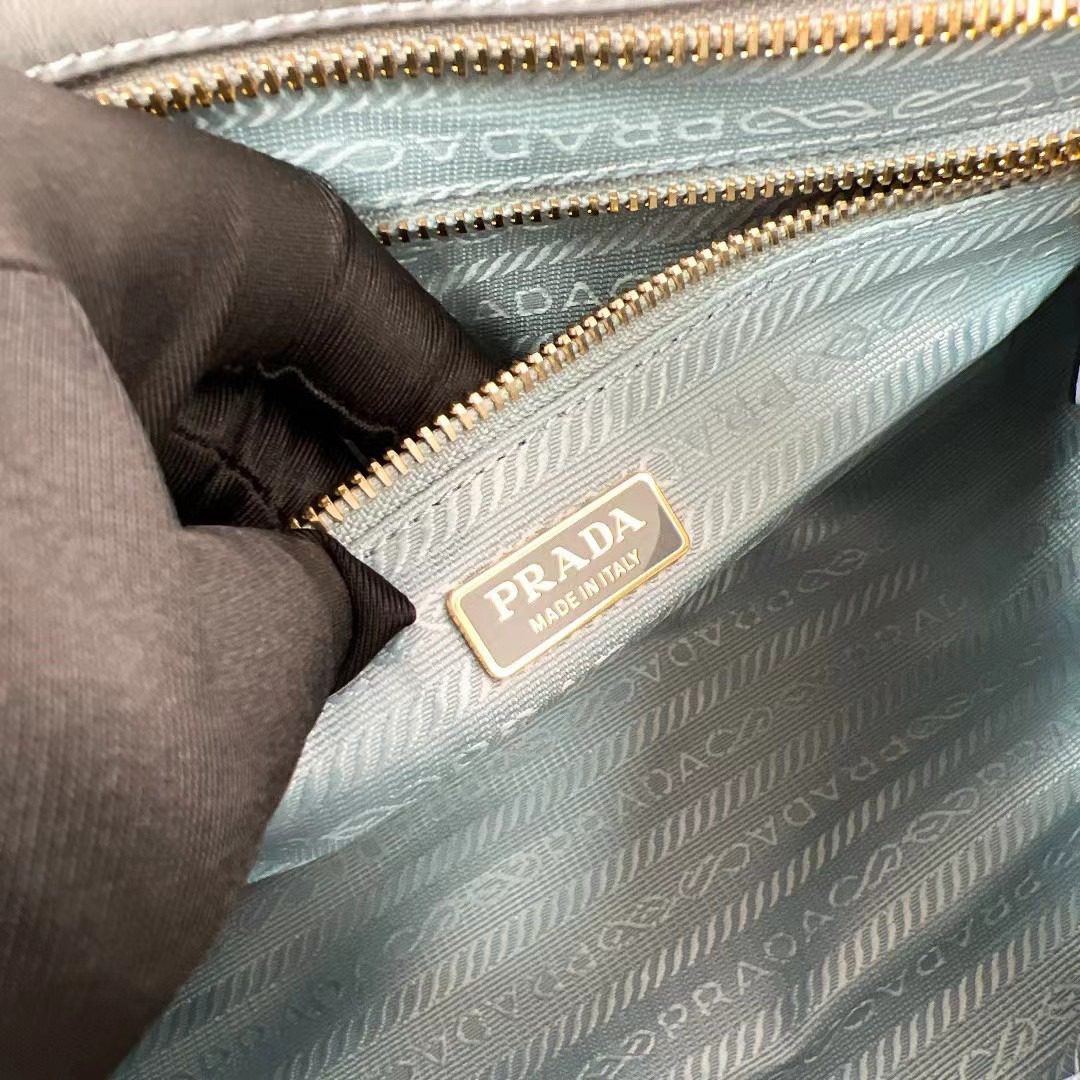 Prada LuxSoft Leather Handbag 1BA426 view 10