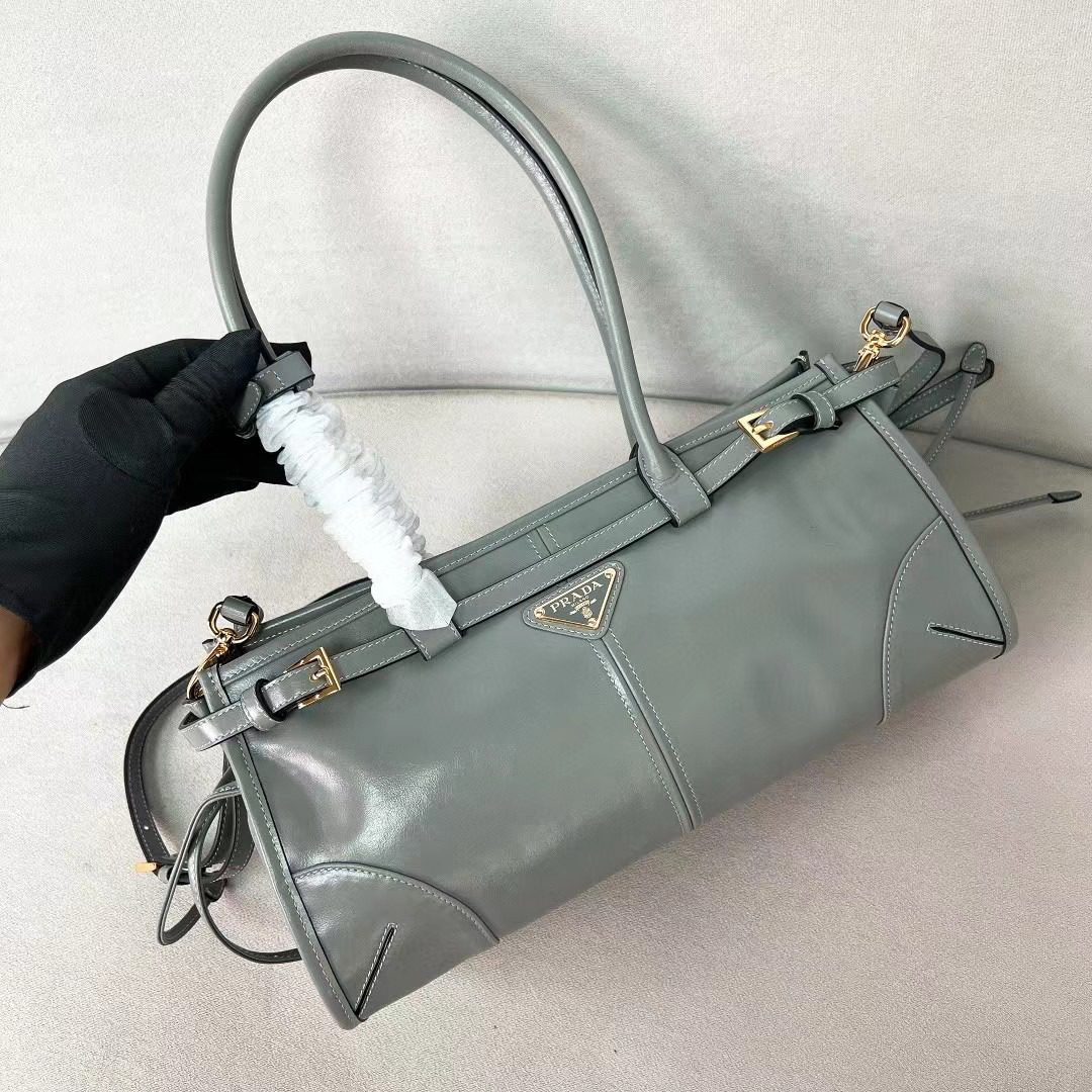 Prada LuxSoft Leather Handbag 1BA426 view 3