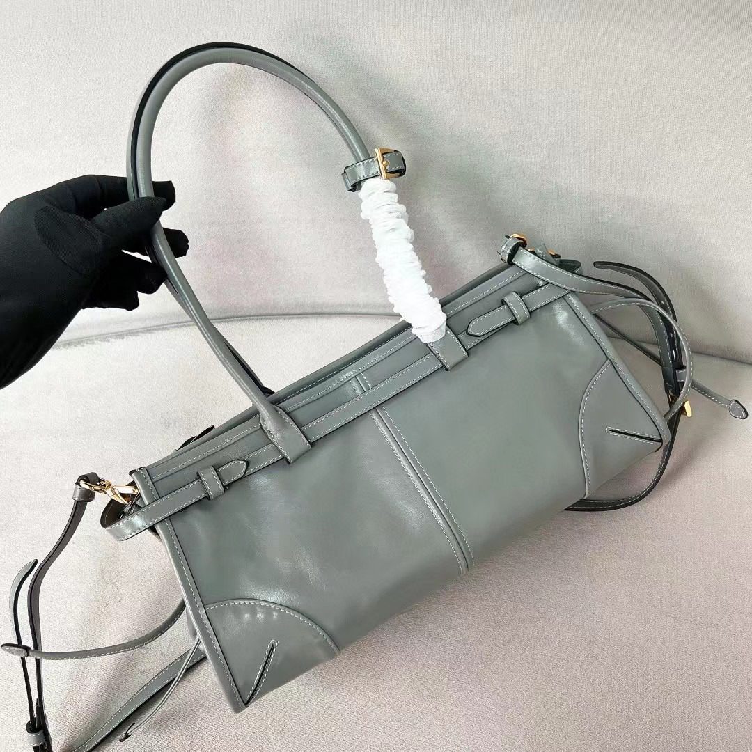 Prada LuxSoft Leather Handbag 1BA426 view 5