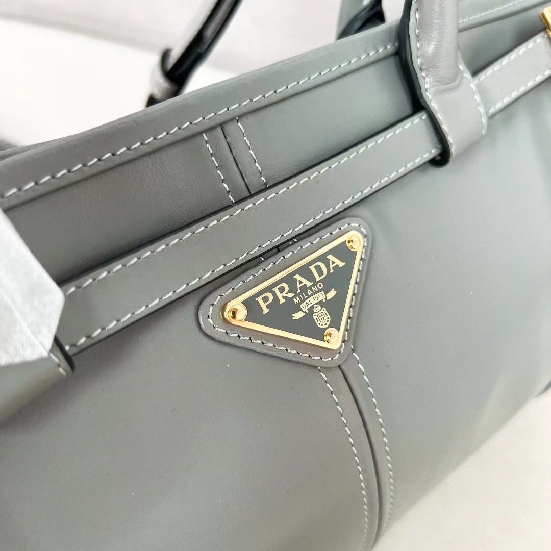 Prada LuxSoft Leather Handbag 1BA426 view 7