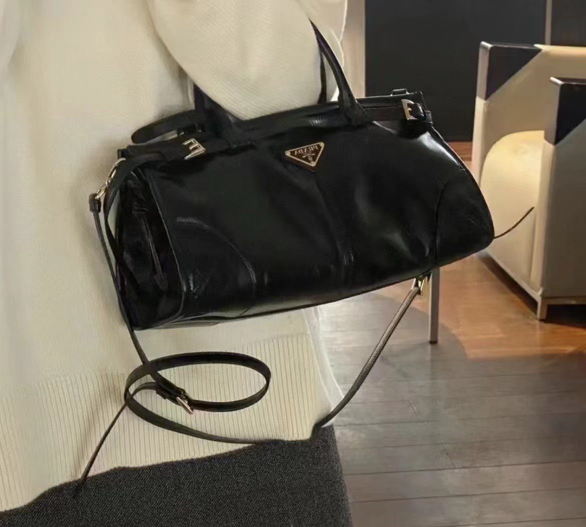Prada LuxSoft Leather Handbag 1BA426 view 11