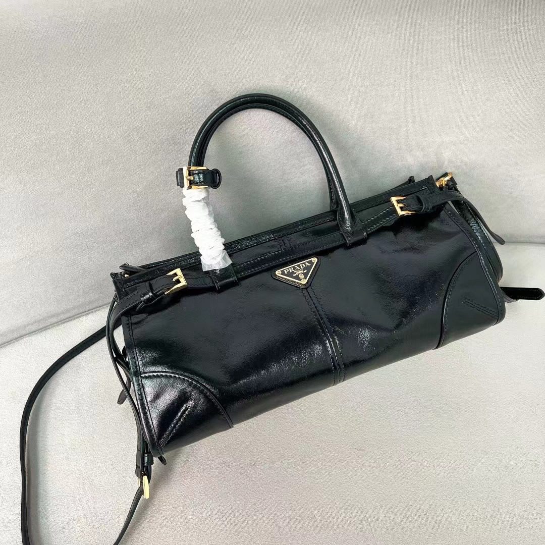 Prada LuxSoft Leather Handbag 1BA426 view 2