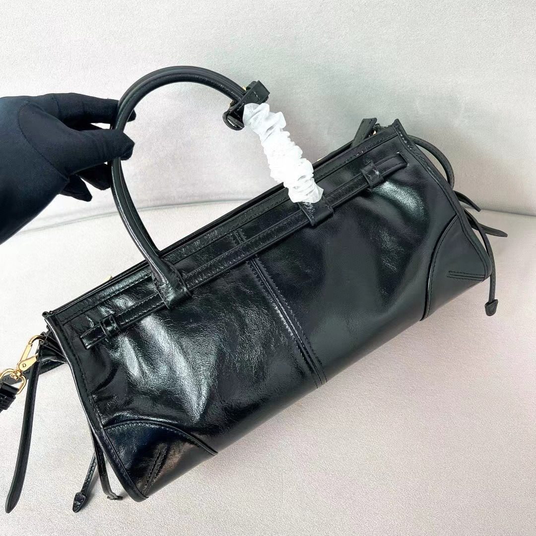 Prada LuxSoft Leather Handbag 1BA426 view 4