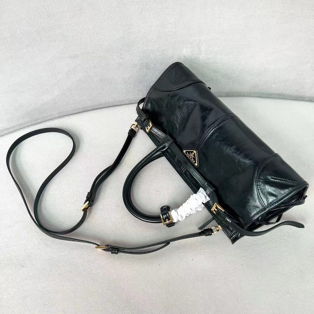 Prada LuxSoft Leather Handbag 1BA426 view 6