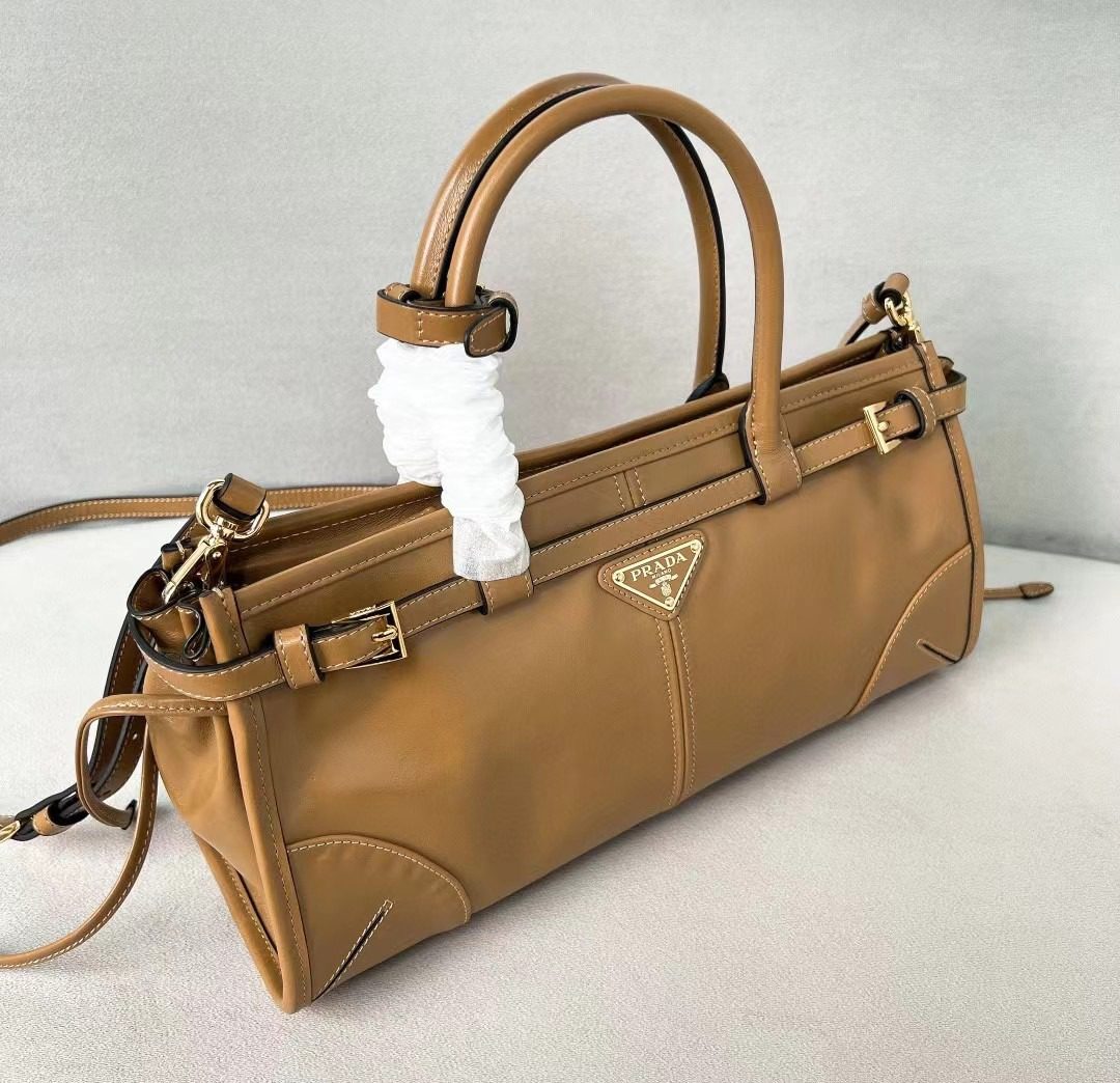 Prada LuxSoft Leather Handbag 1BA426 view 2