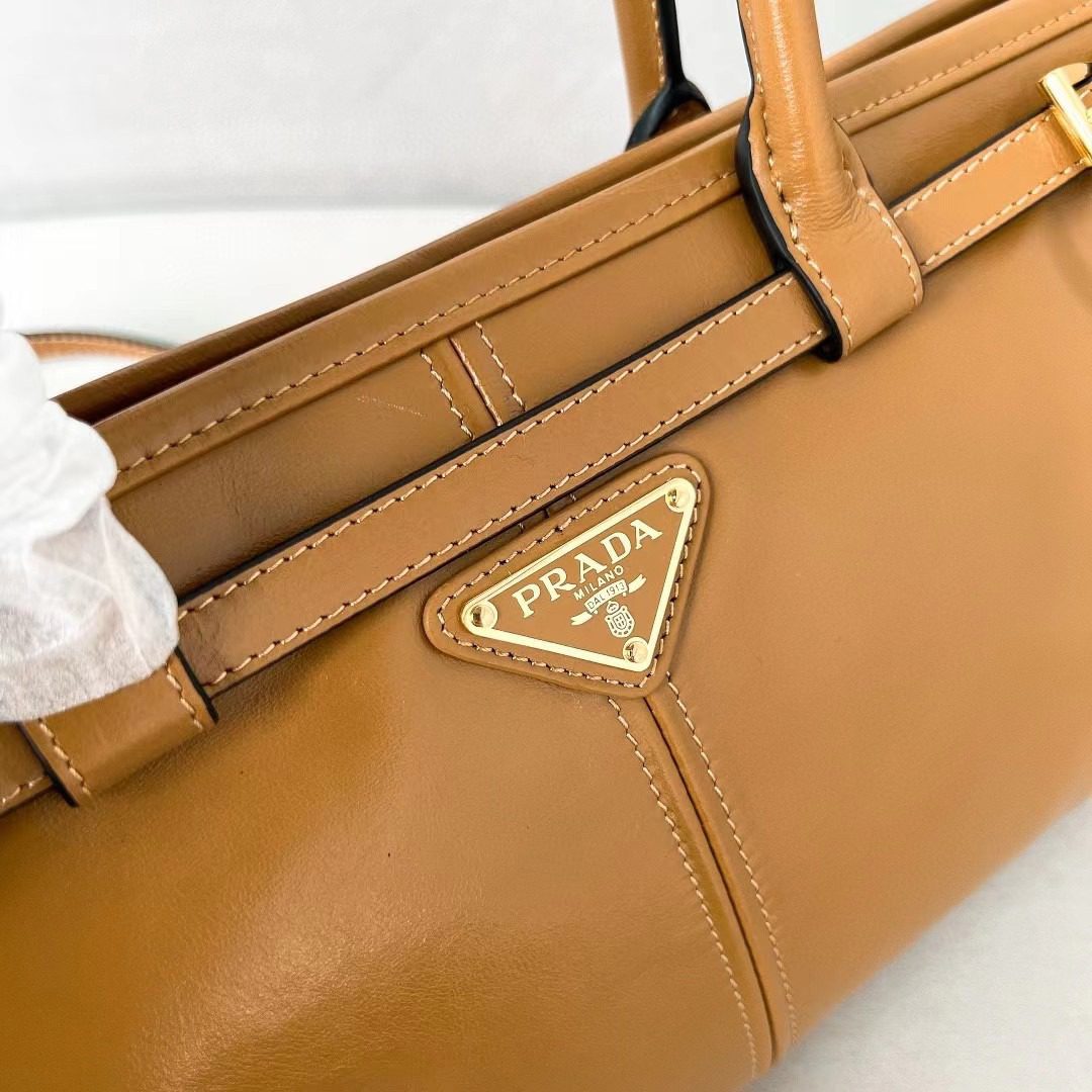 Prada LuxSoft Leather Handbag 1BA426 view 6