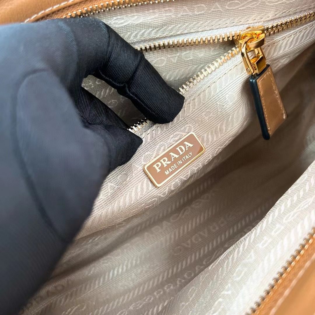 Prada LuxSoft Leather Handbag 1BA426 view 9