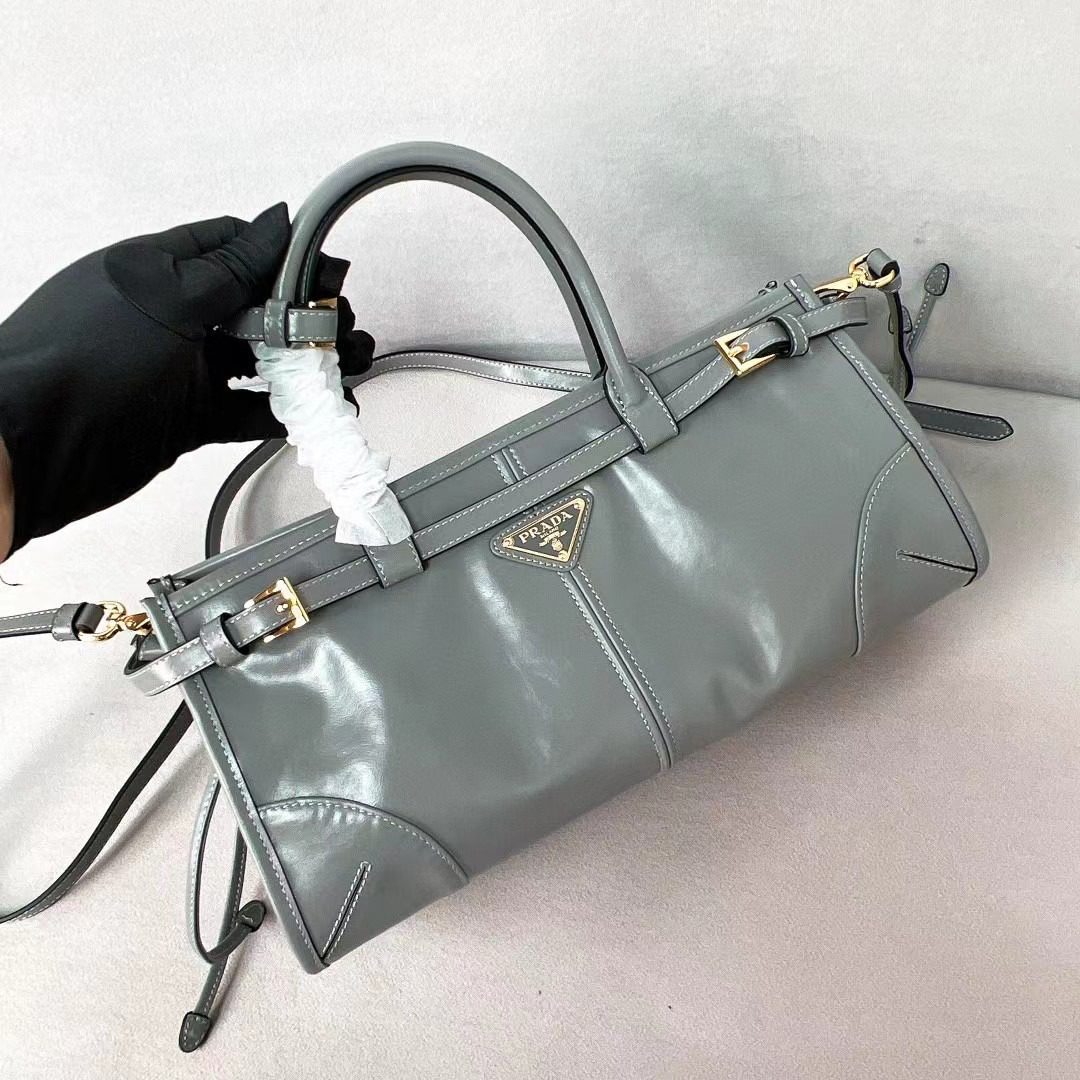 Prada LuxSoft Leather Handbag 1BA426 view 2