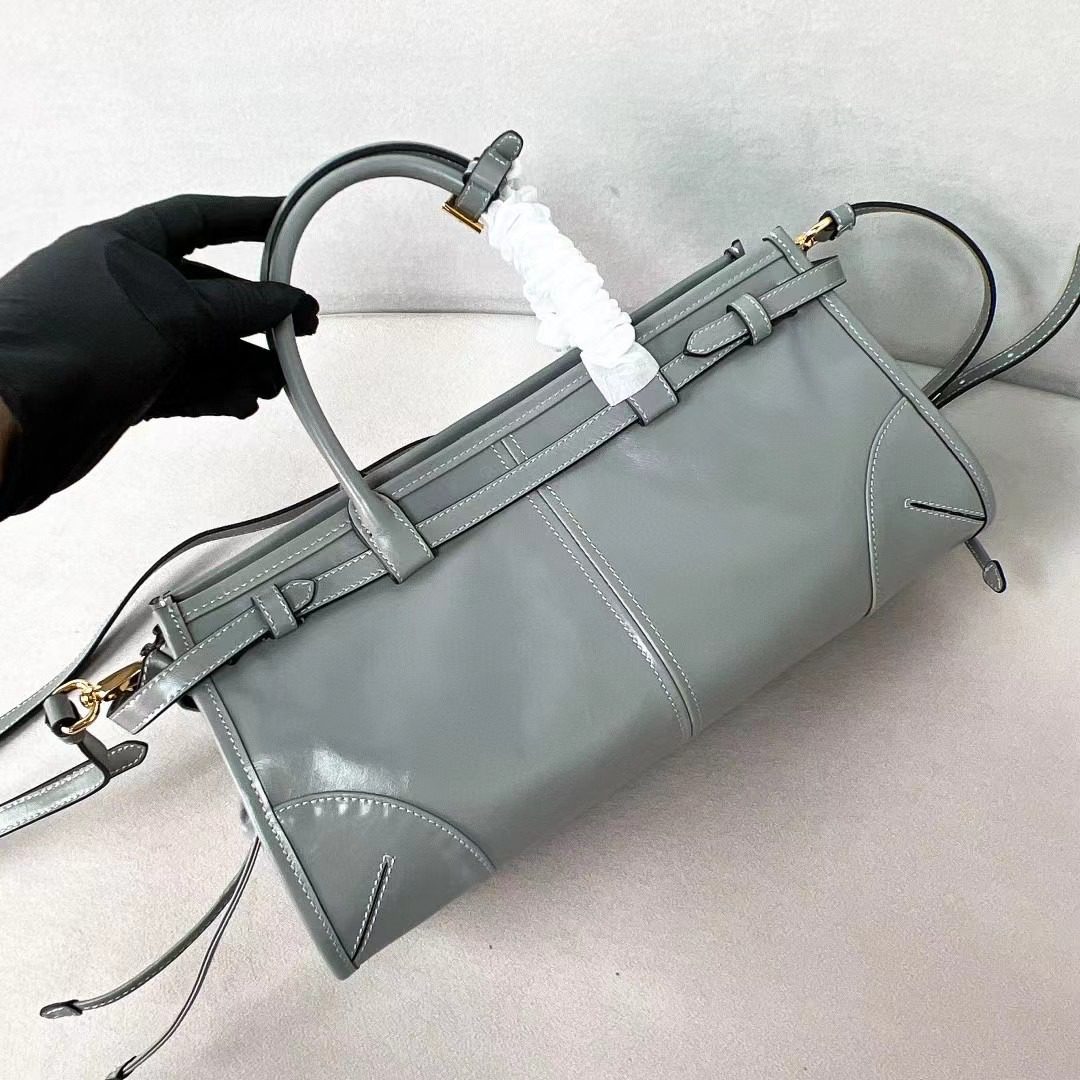 Prada LuxSoft Leather Handbag 1BA426 view 4